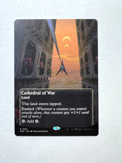 MTG Edge of Eternities Cathedral of War 0051 Regular Non-Foil (Borderless) - Image 1