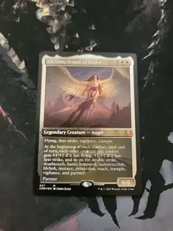MTG: Commander Legends Akroma, Vision Of Ixidor Mythic Foil Etched CMR 547 LP - Image 2
