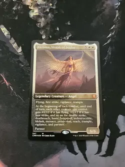MTG: Commander Legends Akroma, Vision Of Ixidor Mythic Foil Etched CMR 547 LP - Image 3