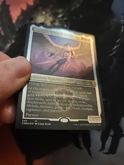 MTG: Commander Legends Akroma, Vision Of Ixidor Mythic Foil Etched CMR 547 LP - Image 4
