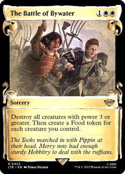 MTG The Battle of Bywater 453 Rare Foil Showcase Scrolls The Lord of the Rings - Image 1