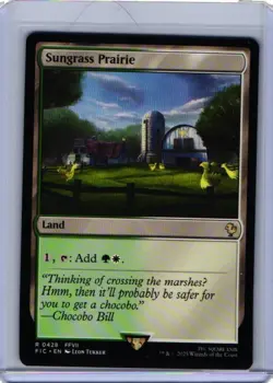 MTG Magic the Gathering Sungrass Prairie (428/801) Final Fantasy Commander NM - Image 1