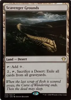 306/322 SCAVENGER GROUNDS RARE IKORIA COMMANDER MTG CARD - Image 1