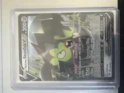 2020 Pokemon TCG Galarian Stunfisk V #128/189 128/189 - Image 1