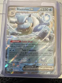 2014 Pokemon TCG Blastoise EX #XY30 009/165 - Image 1
