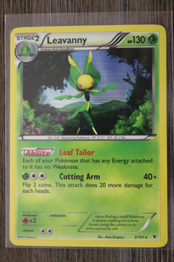 Pokemon TCG 2011 Leavanny 3/101 Noble Victories Holo Black and White - Image 1