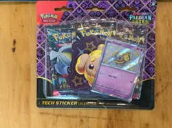 Pokemon SV4.5 Paldean Fates Tech Sticker Collection SET of 3 (1 of each) SEALED! - Image 4