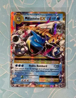 TCG Pokemon English XY Era M Blastoise EX 22/108 Evolutions Holo NM - Image 1