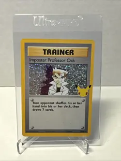 Imposter Professor Oak 73/102 - Celebrations - Ultra Rare Holo Pokemon Card NM - Image 3