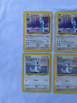 Rare - Dragonair Base Set Unlimited Pokemon Card Mini-set NM - Image 2