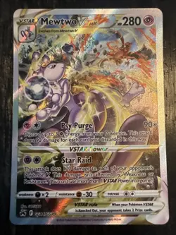 Mewtwo VSTAR GG44/GG70 Crown Zenith: Galarian Gallery Pokemon Card - Beautiful! - Image 1