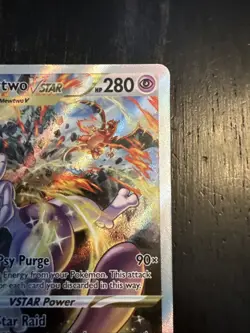 Mewtwo VSTAR GG44/GG70 Crown Zenith: Galarian Gallery Pokemon Card - Beautiful! - Image 3