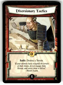 Legend of the Five Rings Four Winds Card Gold Edition - Diversionary Tactics - Image 1