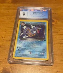 CGC 9 MINT Dark Gyarados Team Rocket Holo 8/82 Prerelease Promo Pokemon Card - Image 1