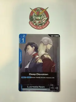 Gundam Card Game Singles GD01-101 R Deep Devotion New Type Rising - Image 1