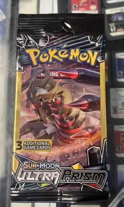 Pokemon TCG: Sun & Moon 2018 “Ultra Prism” 3 Card Packs - Image 1