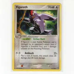 Pokemon TCG Vigoroth 41/108 EX Power Keepers Regular Common Card EN-LP 2007 - Image 1