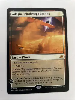 Adagia, Windswept Bastion Land Edge of Eternities EOE MTG Card Planet - Image 1