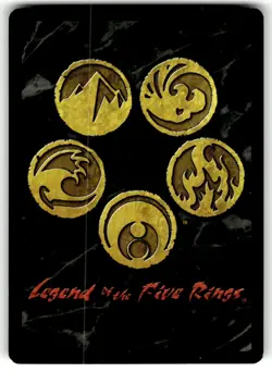 Legend of the Five Rings Four Winds A Perfect Cut Card - Bayushi Tai - Image 2