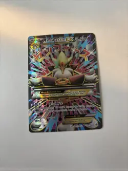 Pokemon TCG Mega-Alakazam-EX Fates Collide Holo Card 118/124 Full Art Ultra Rare - Image 1