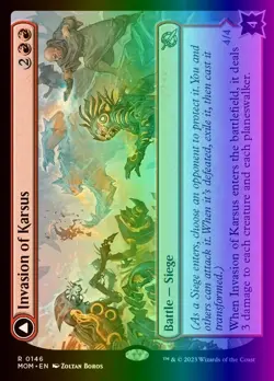 MTG Invasion of Karsus (146/548) March of the Machine LP FOIL - Image 1