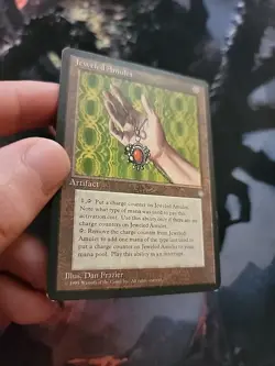 1995 Ice Age Jeweled Amulet MP MTG Magic - Image 5