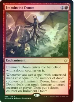 1 x Imminent Doom - Foil - HOU - LP- Magic The Gathering - MTG - Image 1