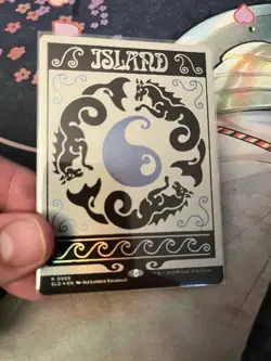 MTG Secret Lair Bonus Cards Foil Swamp 0890 and Foil Island 0889 FREE SHIPPING - Image 2
