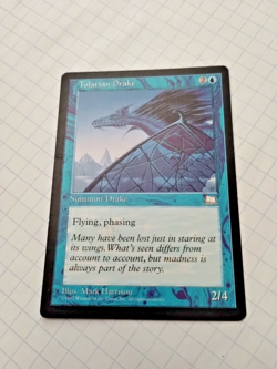 MTG Tolarian Drake Weatherlight Regular Common - Some Edge Wear - See Pics - Image 2