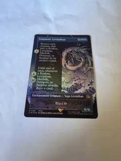 x1 Summon: Leviathan - Foil - Borderless R MTG Final Fantasy🔥🔥📦📦🃏🃏 - Image 1
