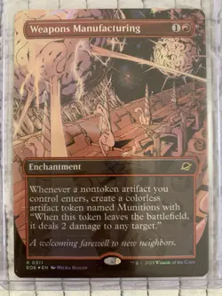 Weapons Manufacturing 0311 Foil Extended Art EOE Edge of Eternities NM MTG - Image 1