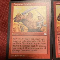 Mtg Desperate Gambit 1 Or 8 English Version 4 - Image 3