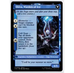 MTG Jill, Shiva's Dominant Final Fantasy Rare NM - Image 2