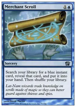 MTG Merchant Scroll, NM-Mint, English Eighth Edition - Image 1