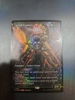 M 0362 Icetill Explorer SHOWCASE FOIL Edge of Eternities MTG Card NM EOE Insect - Image 1
