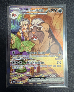 Arven's Mabosstiff ex SIR 235/182 Pokemon Destined Rivals NM - Image 1