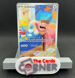Lickitung Illustration Rare 180/162 Pokemon Temporal Forces NM - Image 1