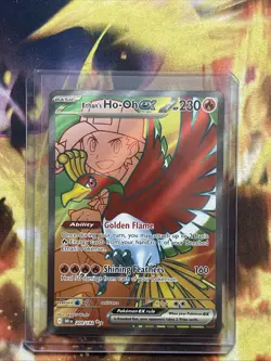 NM-Mint Ethan's Ho-Oh ex - 209/182 - Ultra Rare Pokemon Destined Rivals - Image 1