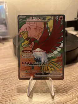 NM-Mint Ethan's Ho-Oh ex - 209/182 - Ultra Rare Pokemon Destined Rivals - Image 1