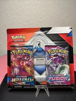 Pokemon TCG Sword & Shield Blister - Fusion Strike & Battle Styles - Latios Pin - Image 2