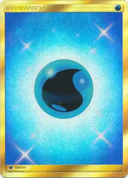 NM-Mint Water Energy - 124/111 - Secret Rare Pokemon Crimson Invasion - Image 1