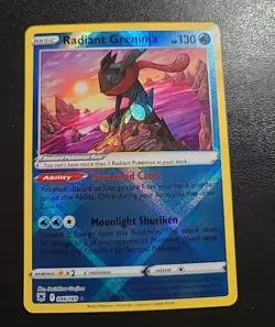 Radiant Greninja - 046/189 - Pokemon Astral Radiance Radiant Rare Card NM - Image 1