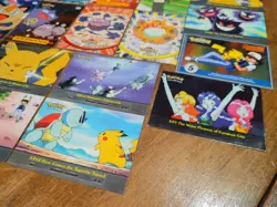 Pokemon Topps TV Animation Trading Cards - Lot of 17 Cards - Image 2
