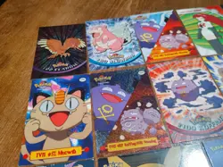 Pokemon Topps TV Animation Trading Cards - Lot of 17 Cards - Image 4