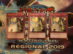*EURO* Yugioh Solemn Strike - RA02-EN079 - Quarter Century Secret Rare - NM x3 - Image 1