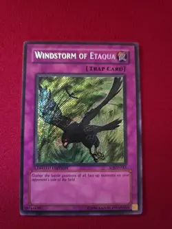 Yugioh! Windstorm of Etaqua SOI-ENSE3 Limited Edition Secret Rare NM - Image 1