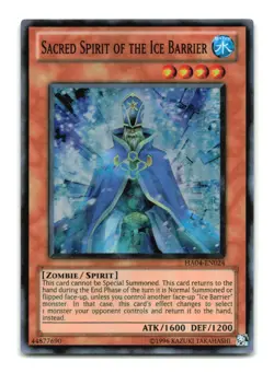 Sacred Spirit of the Ice Barrier - HA04-EN024 Super Rare - YuGiOh-LP - Image 1