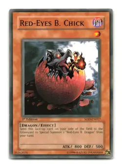 Red-Eyes B. Chick - SOD-EN017 1st Edition - YuGiOh-LP - Image 1
