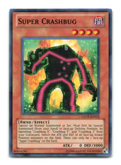 Super Crashbug - GENF-EN012 Super Rare - YuGiOh-LP - Image 1