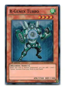 R-Genex Turbo - HA03-EN014 1st Edition Super Rare - YuGiOh-LP - Image 1